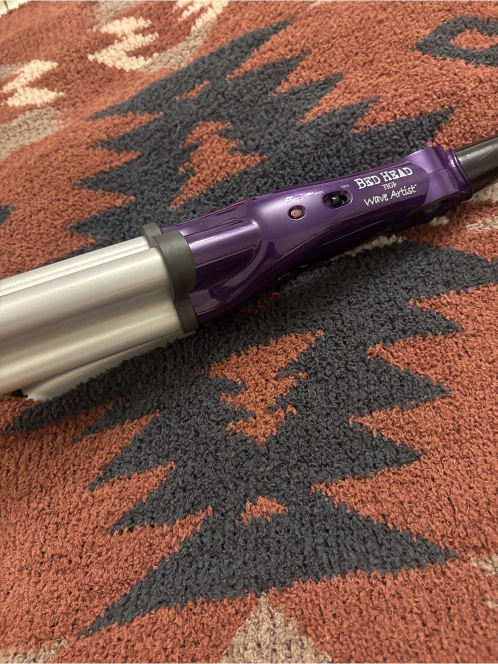 Bed Head Wave Artist Purple and Silver Triple Barrel Waver